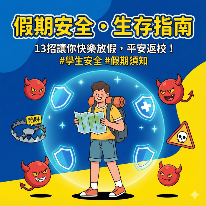 各級學校115年寒假期間學生活動安全注意事項圖片