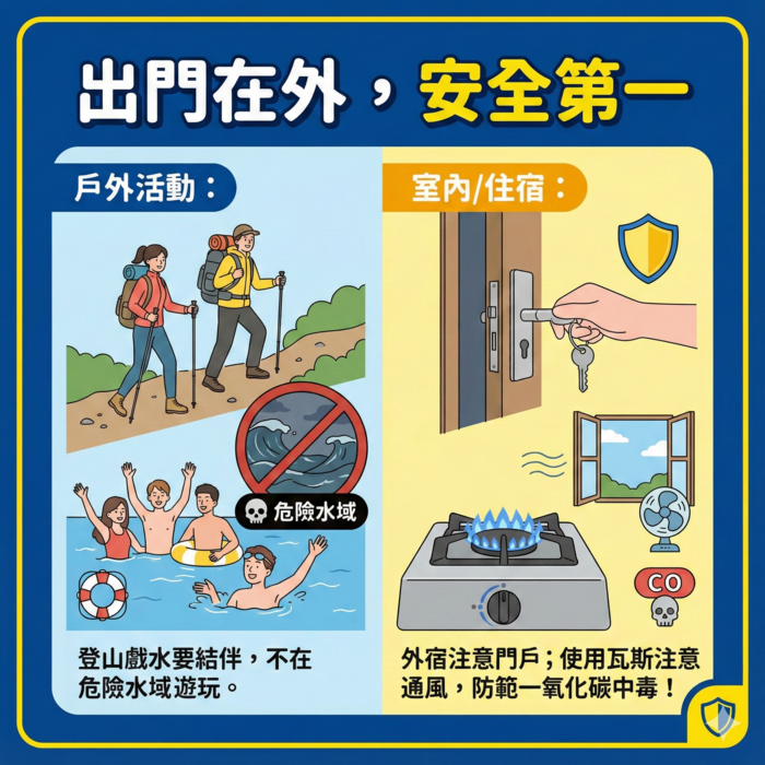 各級學校115年寒假期間學生活動安全注意事項圖片