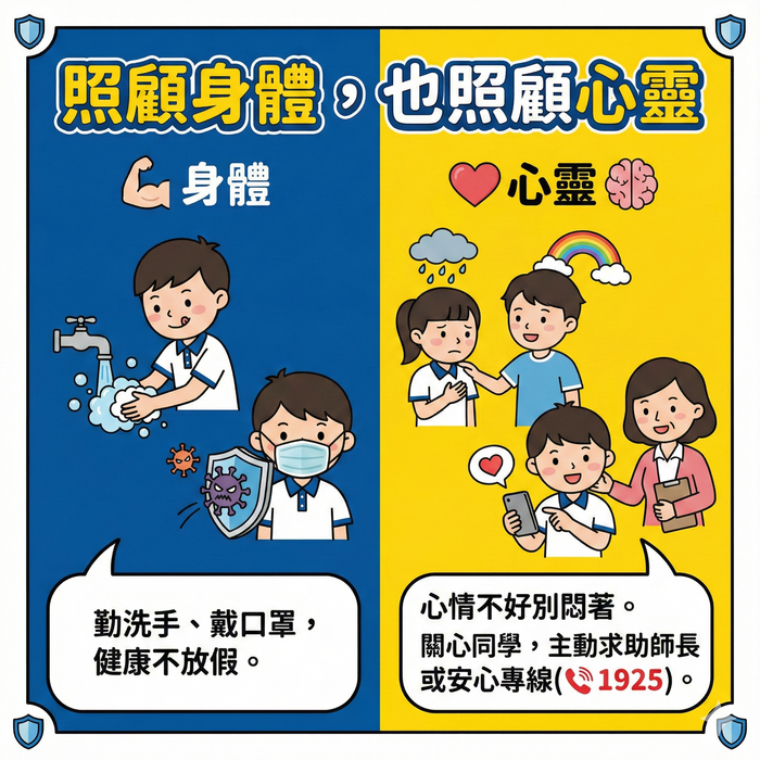 各級學校115年寒假期間學生活動安全注意事項圖片